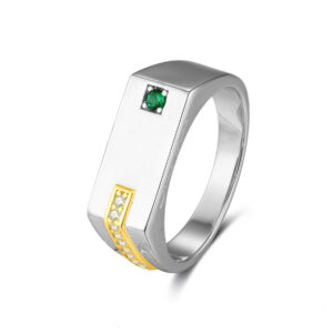 Rhodium Plated HR15190 CZ