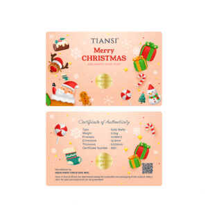 Christmas Limited Edition Gold Wafer