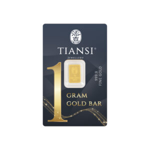 Tiansi 1g Classic Gold Bar