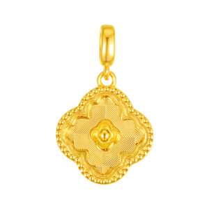 Guilloché Collection Pendant (Gold)