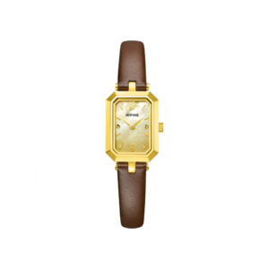 Pure Gold Ladies Watch – New Luxury Small Square Waterproof Quartz Watch