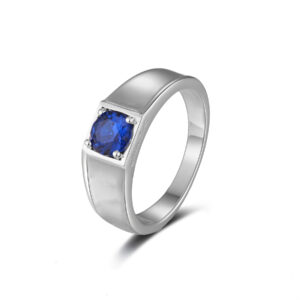 Rhodium Plated HR15165 CZ
