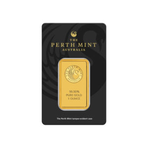 Perth Mint Kangaroo 1oz Gold Minted Bar