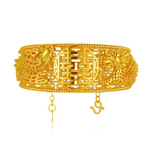 Dragon & Phoenix Double Happiness Bangle